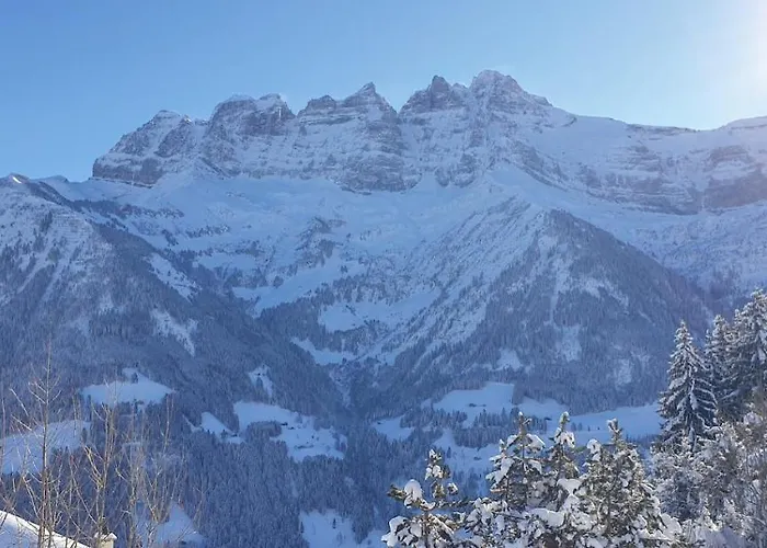 Le Grenier Des Crosets, Vue Exceptionnelle Sur Les Dents Du Midi * تشامبري