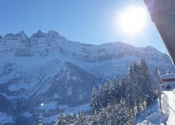Le Grenier Des Crosets, Vue Exceptionnelle Sur Les Dents Du Midi شاليه