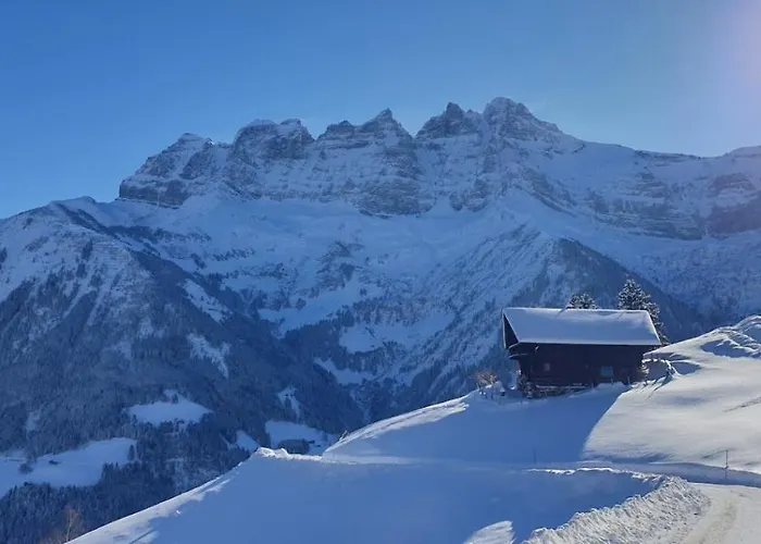 Le Grenier Des Crosets, Vue Exceptionnelle Sur Les Dents Du Midi Σαλέ *